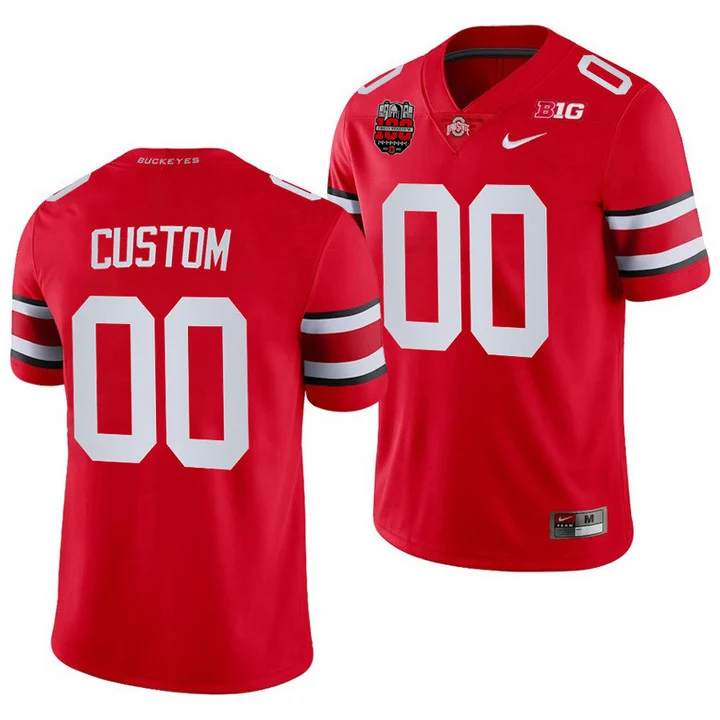 Ohio State Buckeyes 100th Anniversary Logo Patch Custom Jersey – All ...