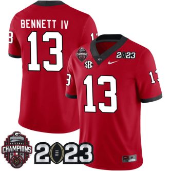 Women's Georgia Bulldogs Players Custom Jersey Honoring Vince Dooley Patch